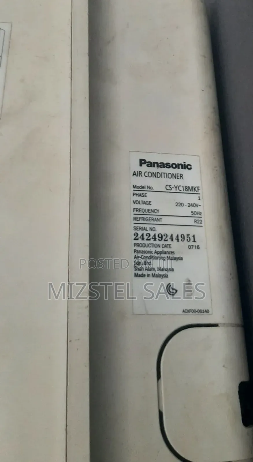 2hp Panasonic AC