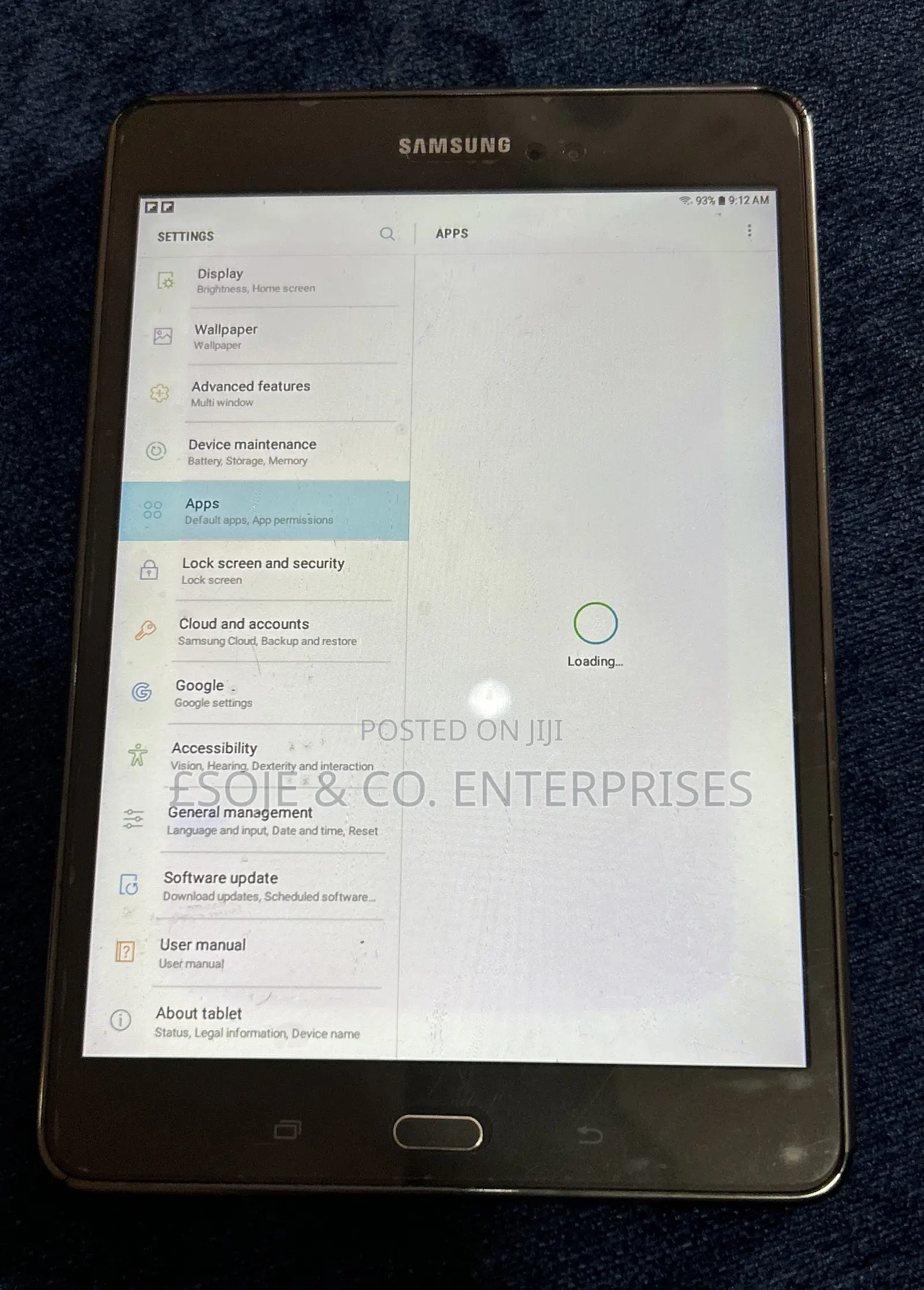 Samsung Galaxy Tab A SM-T285 16 GB Gray