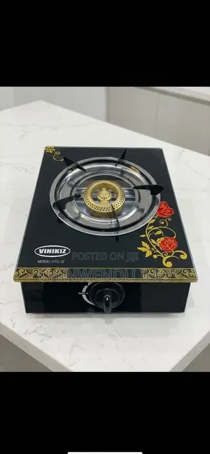 Vinikiz VTC-12 Tempered Glass Single Burner Tabletop Gas Stove