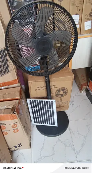 Brand New 16 Inches Solar Rechargeable Standing Fan