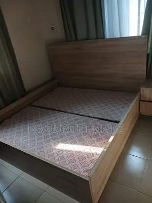 Wooden 6by6 Bedframe With Side Drawer