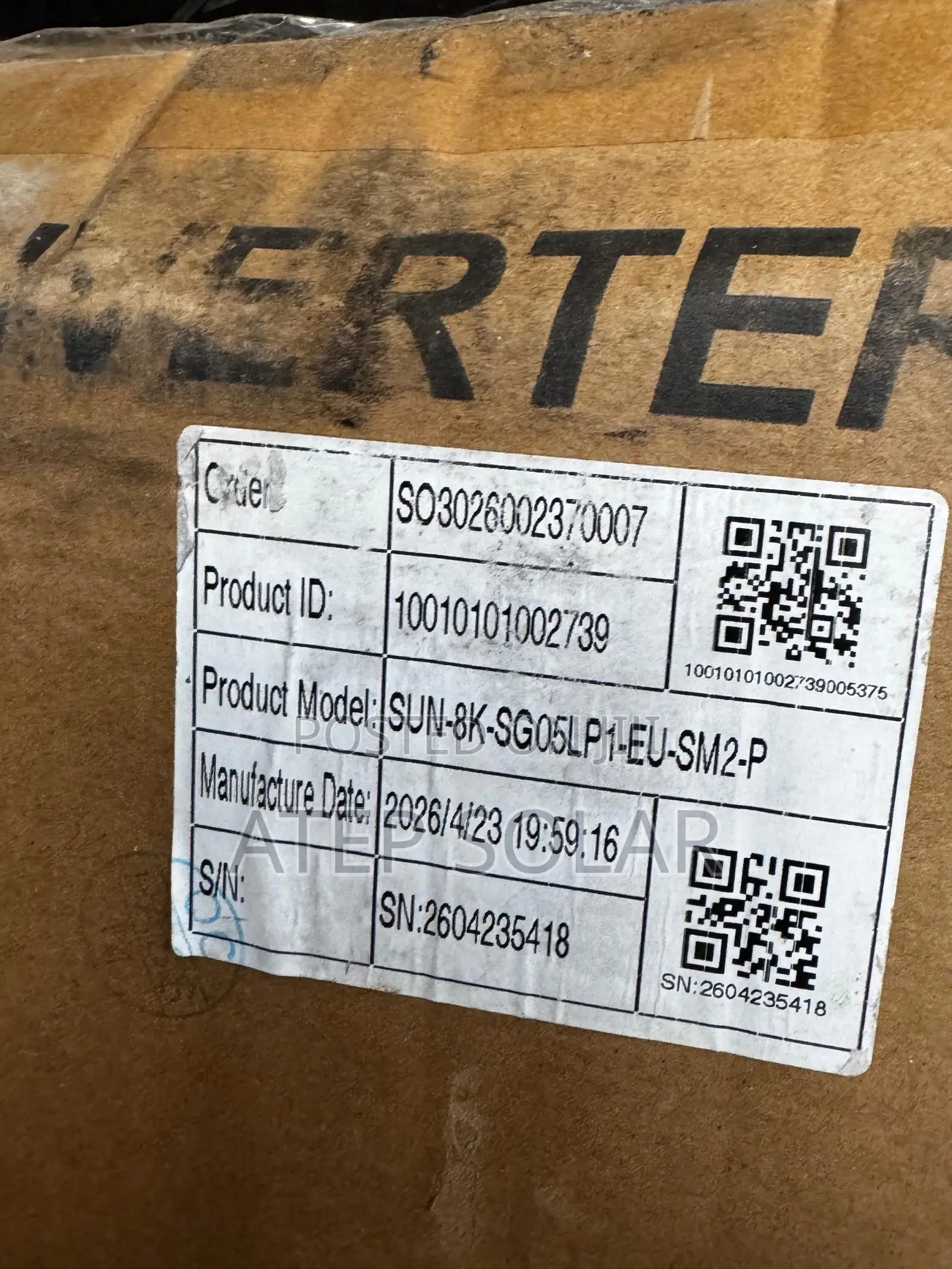 Deye 8kw Hybrid Inverter 48v