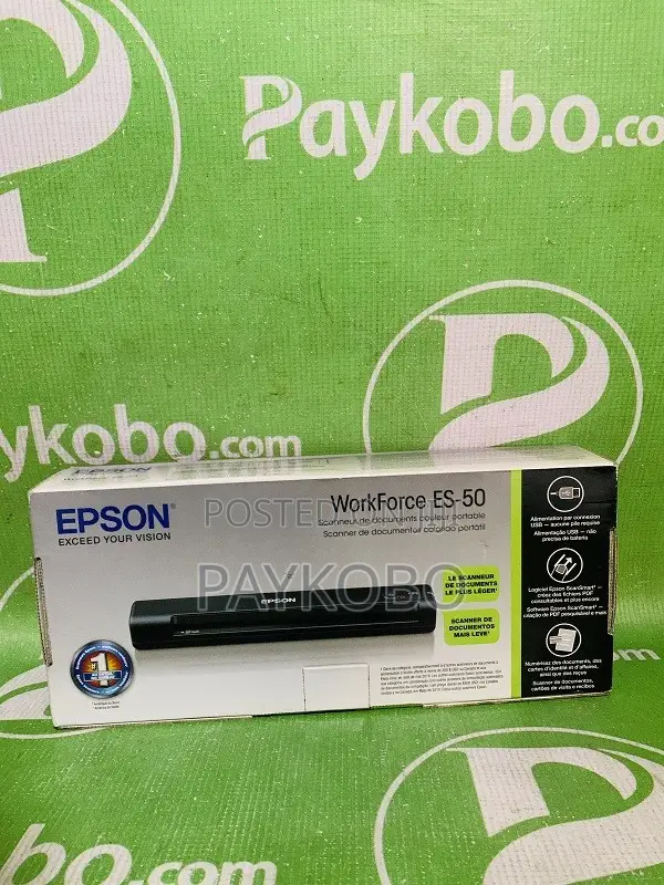 Epson WorkForce ES-50 A4 Mobile Sheetfed Scanner