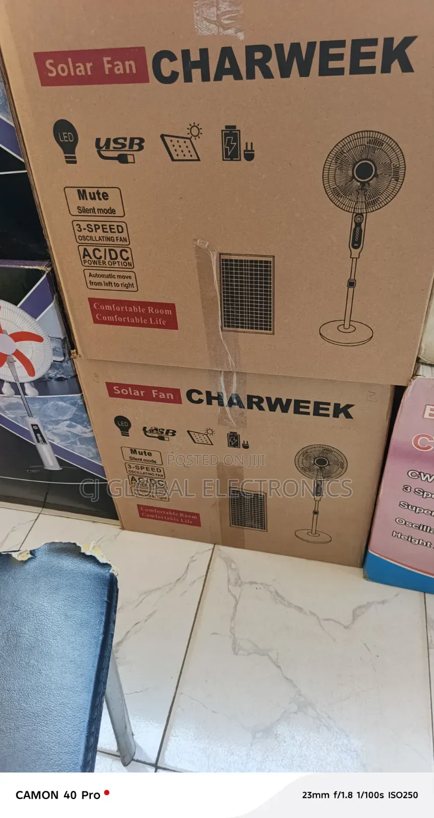 Brand New Charweek 16" Solar Rechargeable