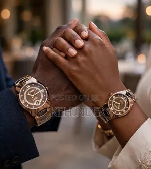 Couple RADO Wristwatch _ Rose Gold/Brown Dial