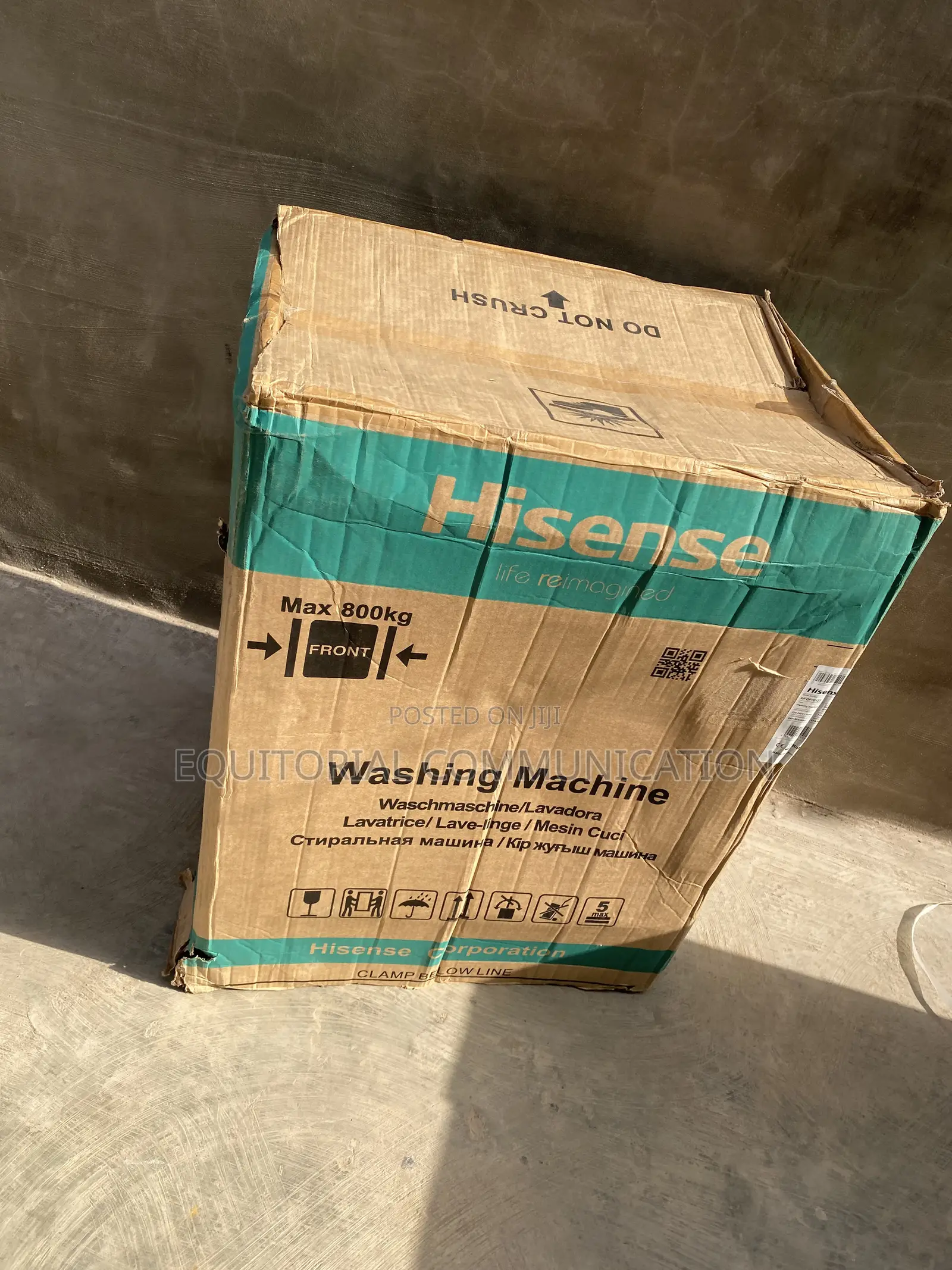 Hisense 7KG Automatic Front Loader WFQP7012T With Inverter Motor