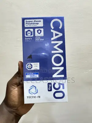 New Tecno Camon 50 Pro 256 GB Black