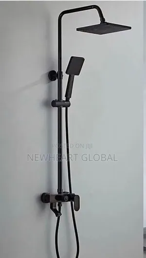 Quality Black Standing Shower