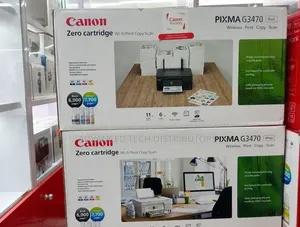 Canon Printer Pixma G3470 Wireless Inkjet Printer Black