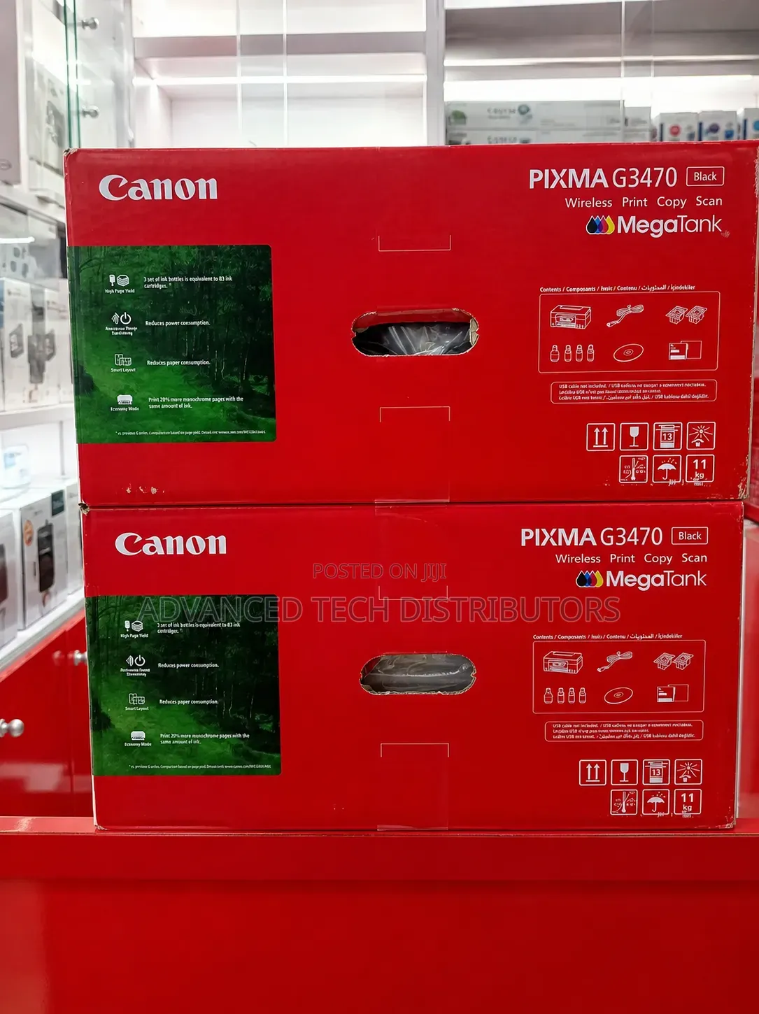 Canon Printer Pixma G3470 Wireless Inkjet Printer Black
