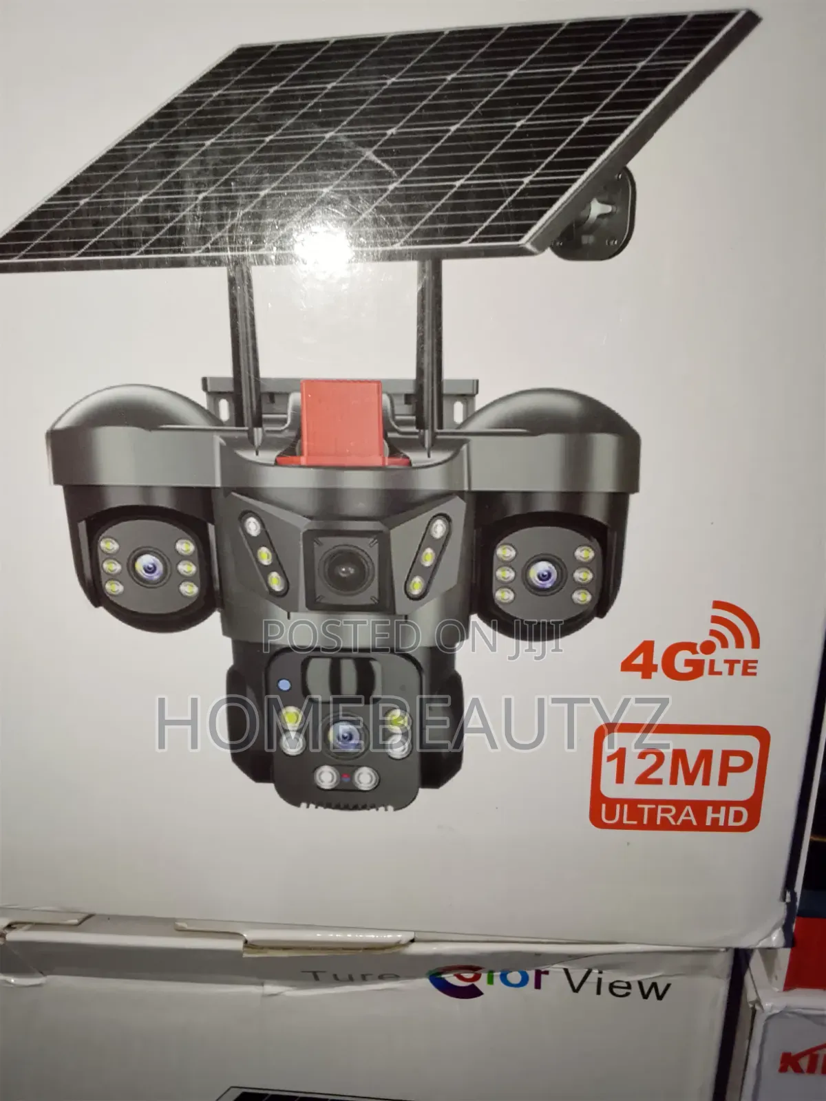 Three Lens Solar PTZ Camera