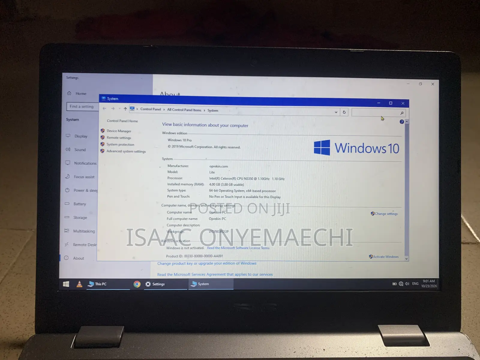 Laptop Asus Chromebook C223 4GB Intel Celeron eMMC 32GB