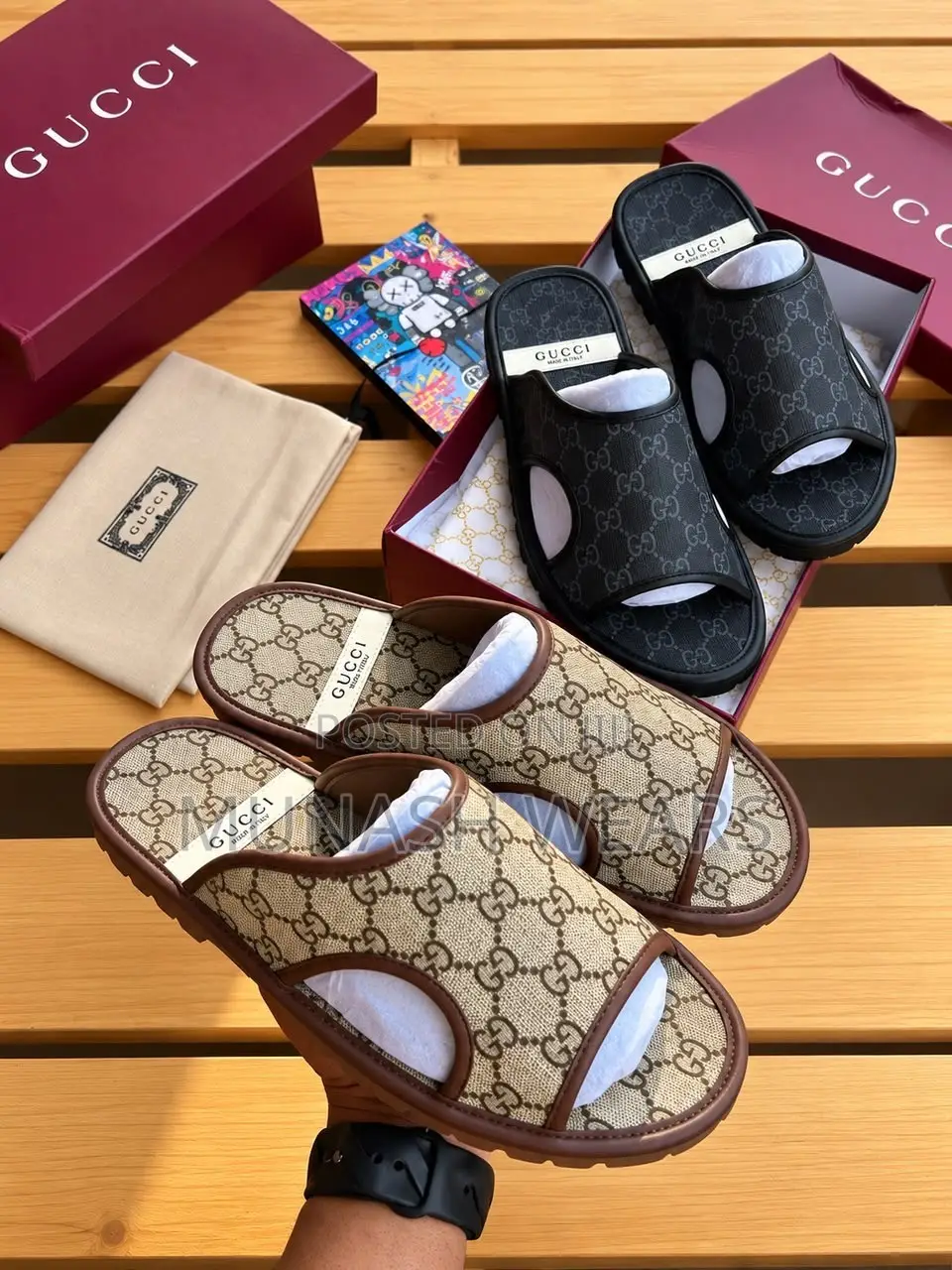 Gucci Cover Leather Slipers 40-46 Available