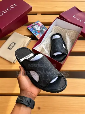 Gucci Cover Leather Slipers 40-46 Available