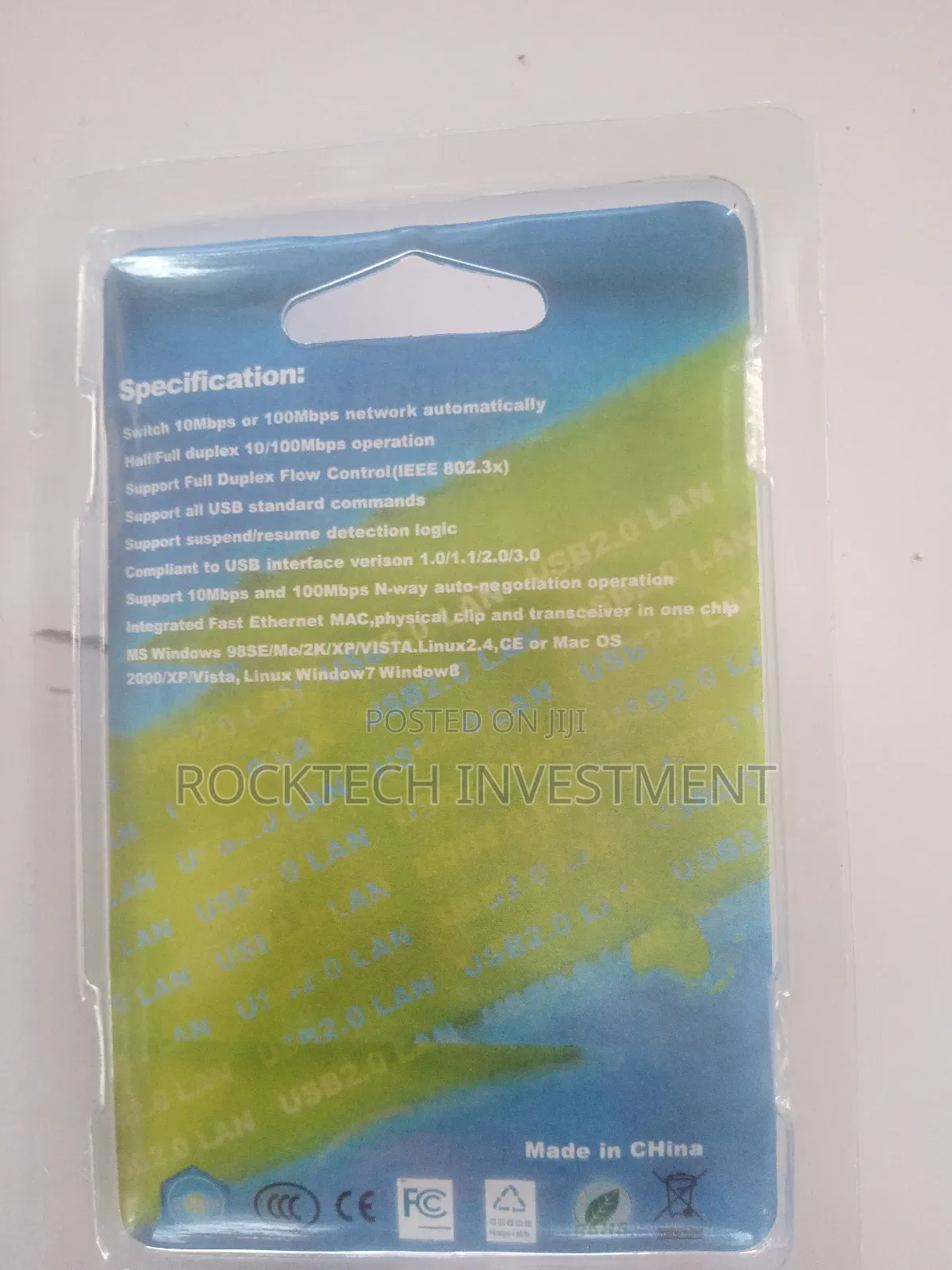 USB Ethernet Adapter 2.0