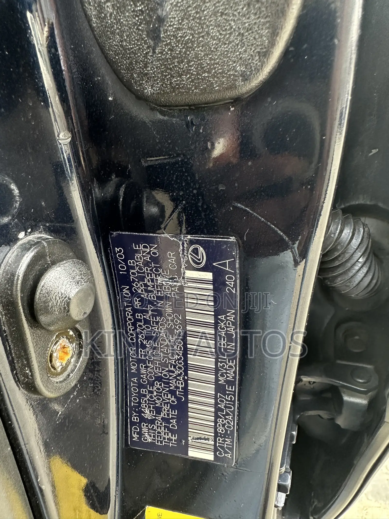 Lexus ES 330 Sedan 2004 Blue