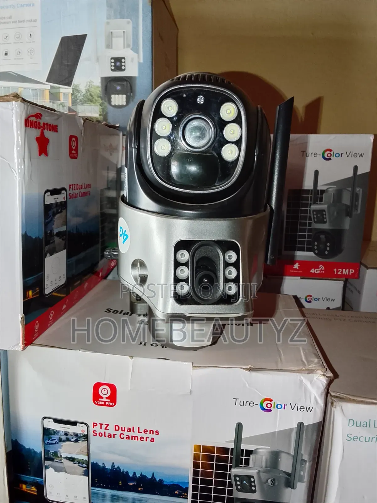 Dual Lens Solar PTZ 4g Camera