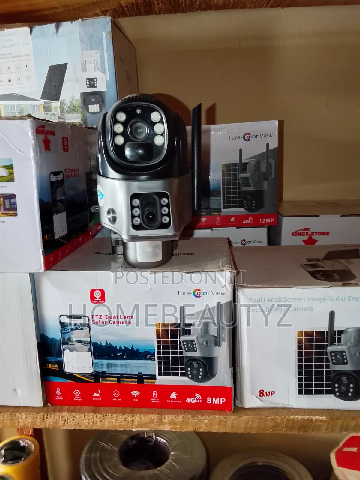 Dual Lens Solar PTZ 4g Camera