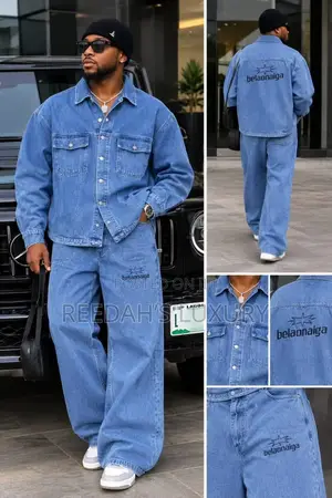 Men’s Denim 2-Piece Set