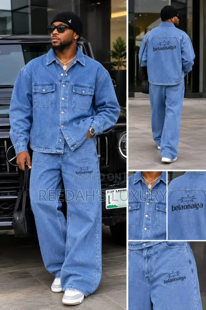 Men’s Denim 2-Piece Set