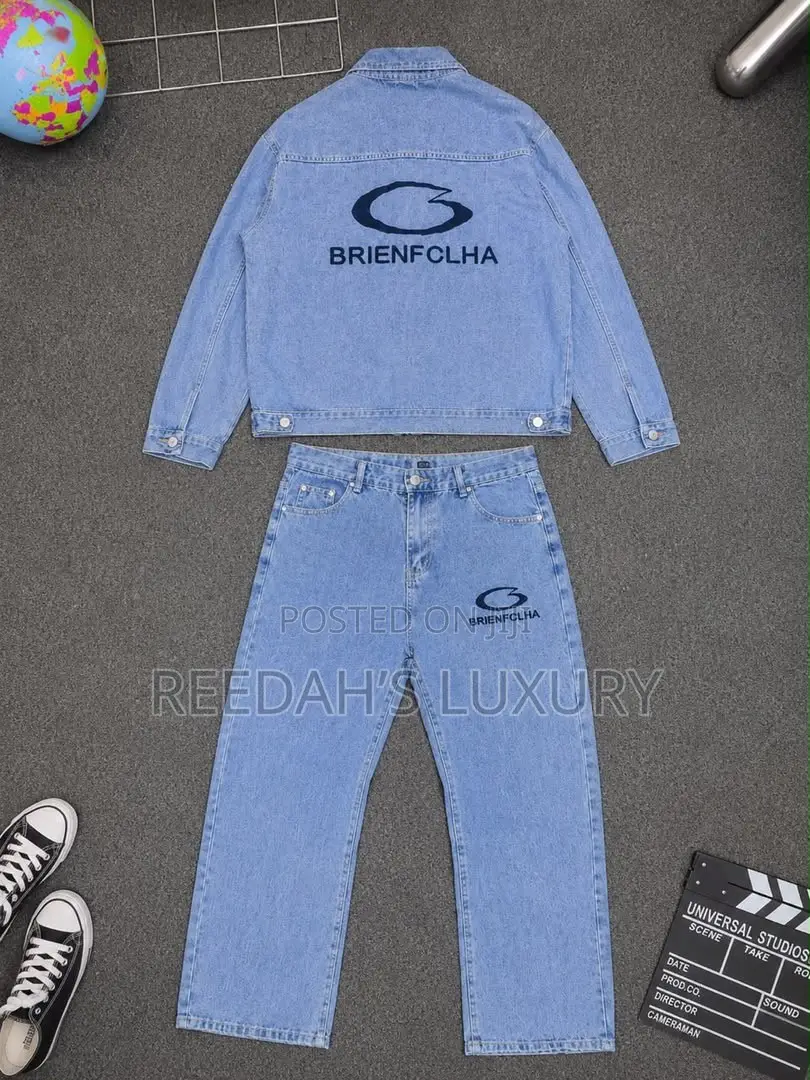 Men’s Denim 2-Piece Set
