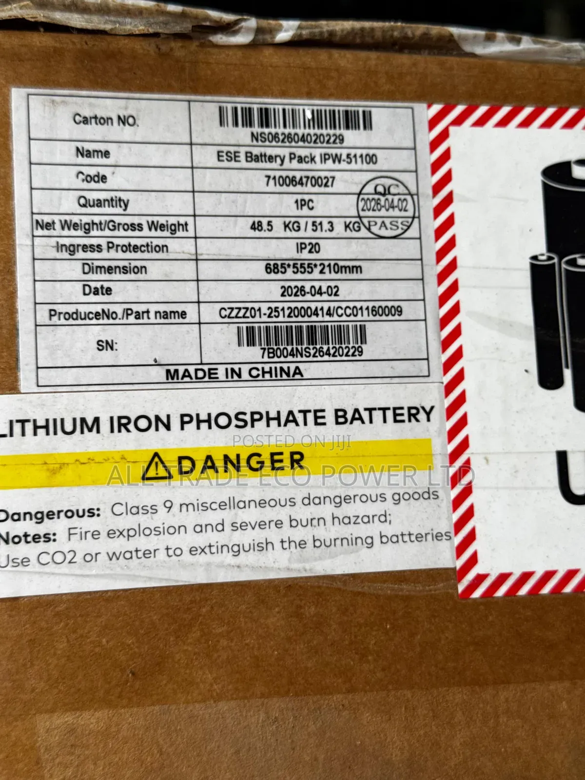 Itel 5kwh Lithium Battery 24v & 48v