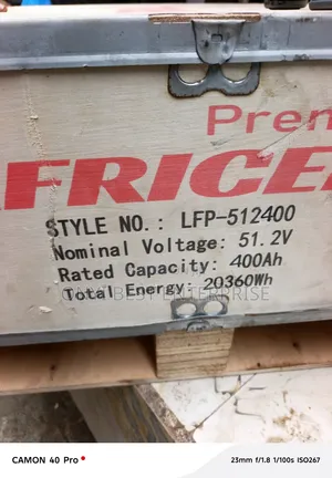 Africell Lithium Ion Battery 20kwh 51.2v Flat