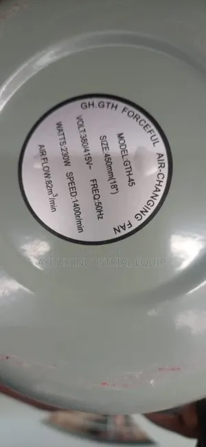 18inch Vantalation Fan Three Phase