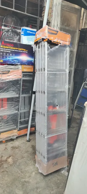 Heavy Duty Industrial 6x4 (24ft) Aluminium Multi Purpose Ladder 