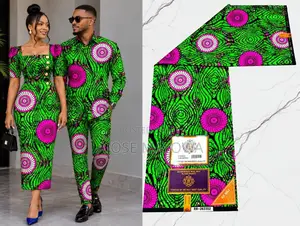Original 100% Cotton Ankara - 6 Yards Latest Design -Available in Ajah