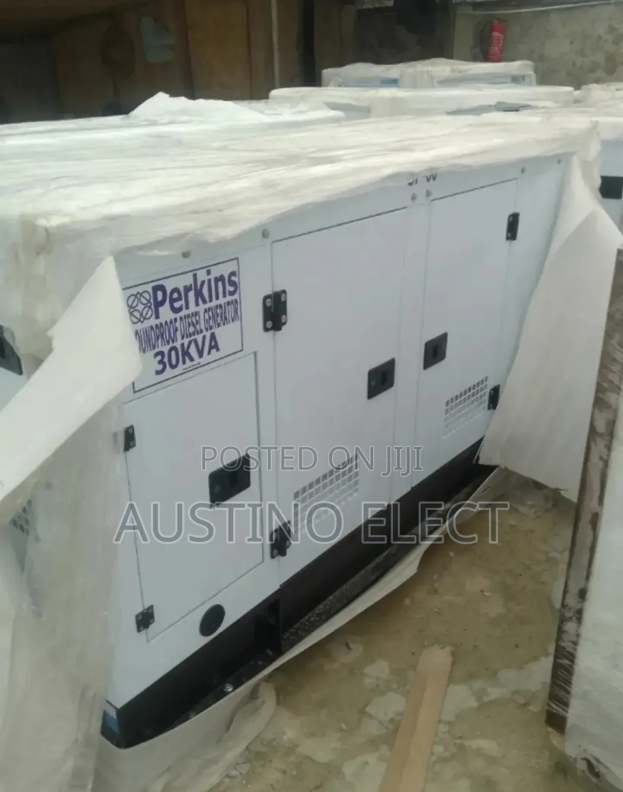 (30kva) Soundproof Perkins Generator, 2years Warranty.