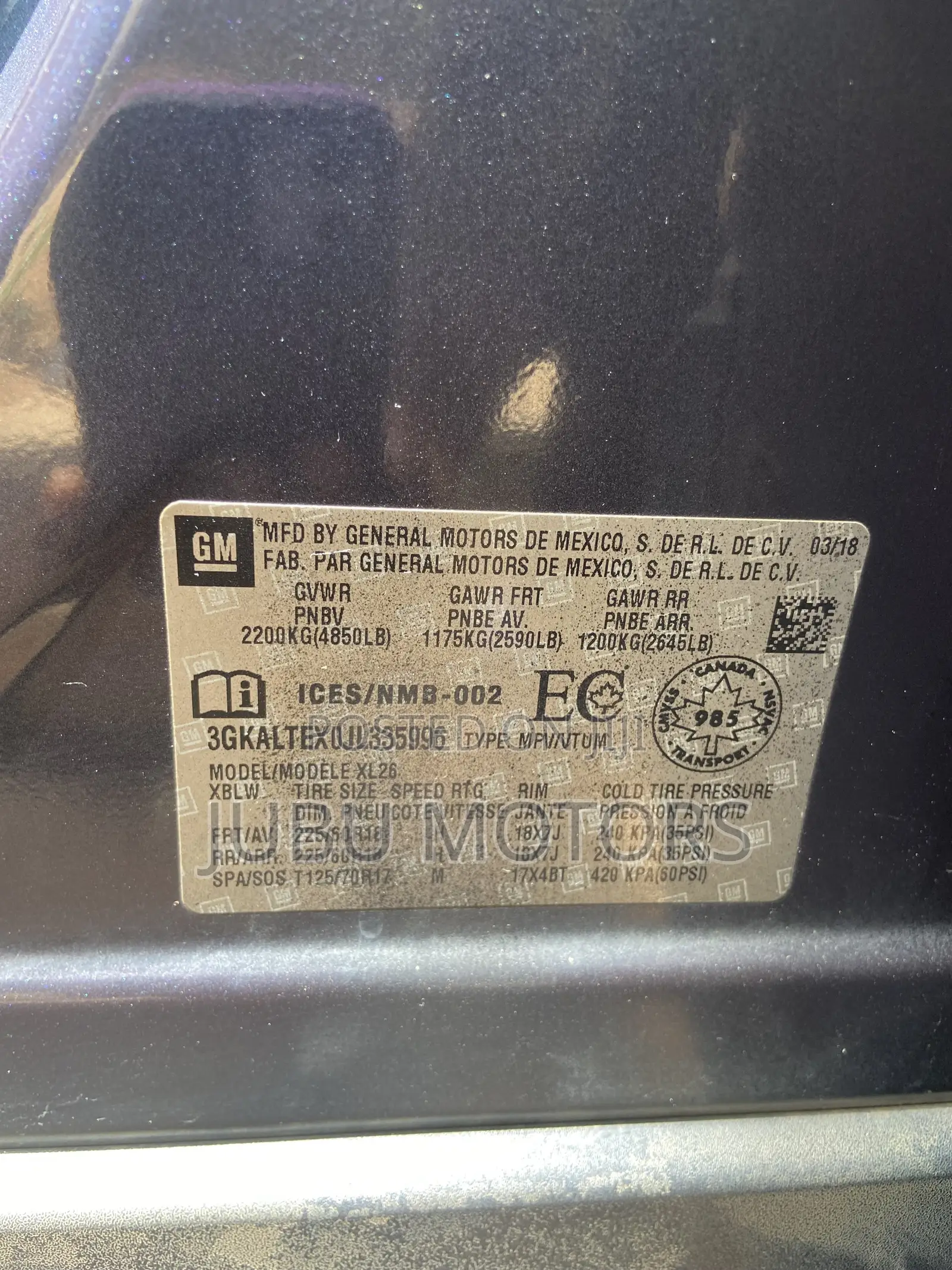 GMC Terrain SLE AWD 2018 Black