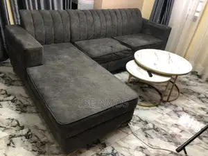 L Shape Chair With Centre Table