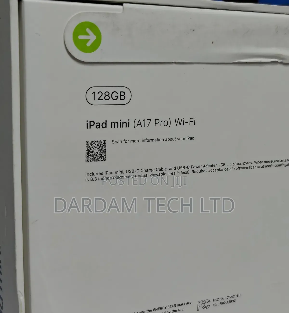 New Apple iPad mini 7 128 GB Blue