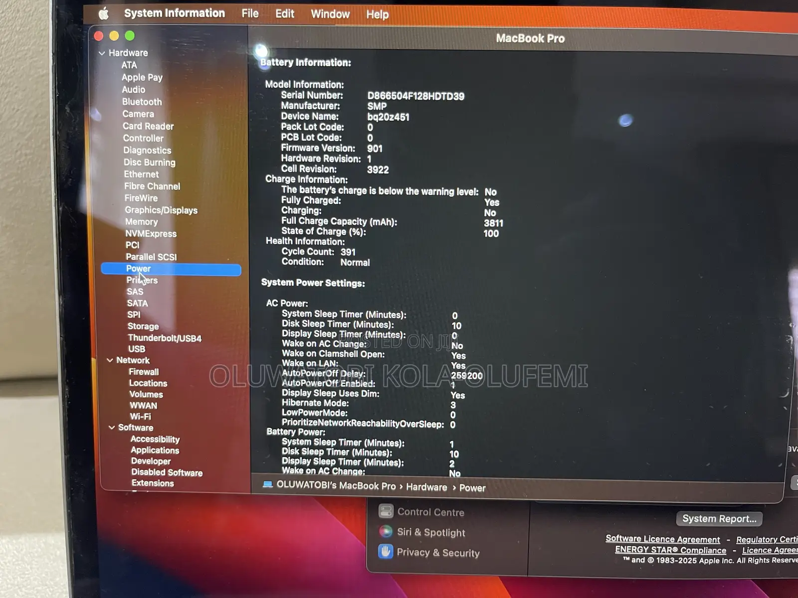 Laptop Apple MacBook Pro 2016 16GB Intel Core i5 SSD 500GB