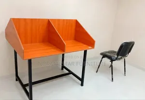 Wooden Reading Carrel/Cubicle Study Table