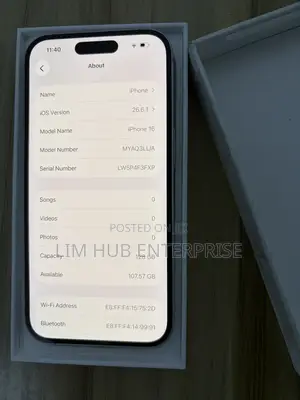 Apple iPhone 16 128 GB White