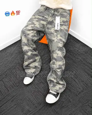 Men’s Camo Baggy Denim Jeans