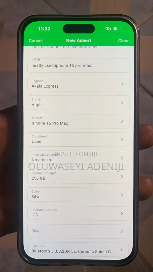 Apple iPhone 15 Pro Max 256 GB Silver