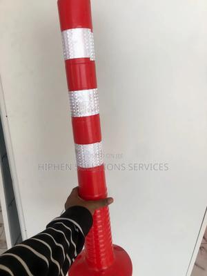 High-Visibility Traffic Delineator Post