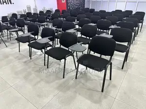 Students Chairs With Writing Pads
