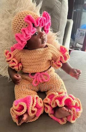 Crochet 3pcs for a Baby Girl