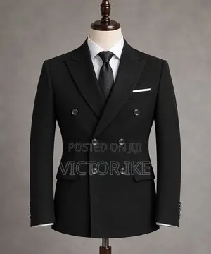 Fitted Double Breasted Suit