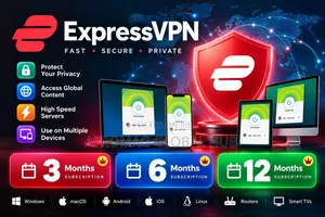 ExpressVPN | ANDROID IOS PC MAC | Multiple Devices | 12Monthe