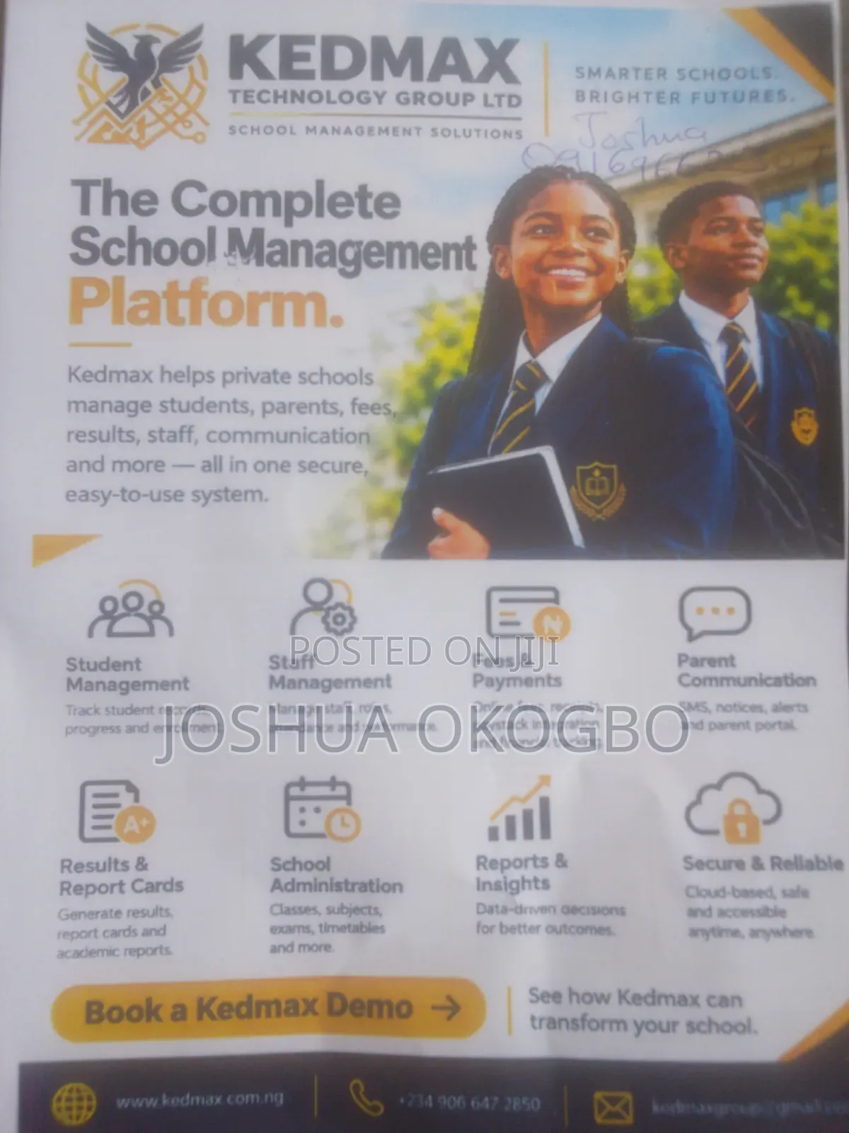 Kedmax Technology School Management Solutions