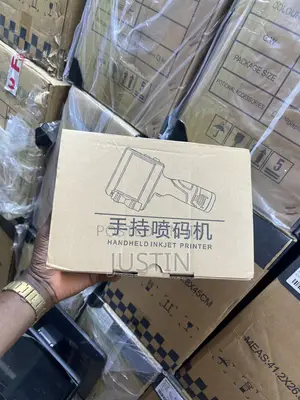 Handheld Inkjet Printer, Prints QRCode, Barcode, Production Date &Time