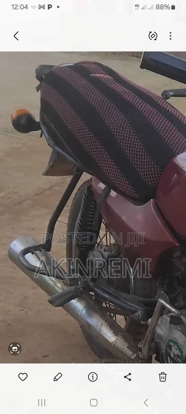 Bajaj Boxer 100 2012 Red