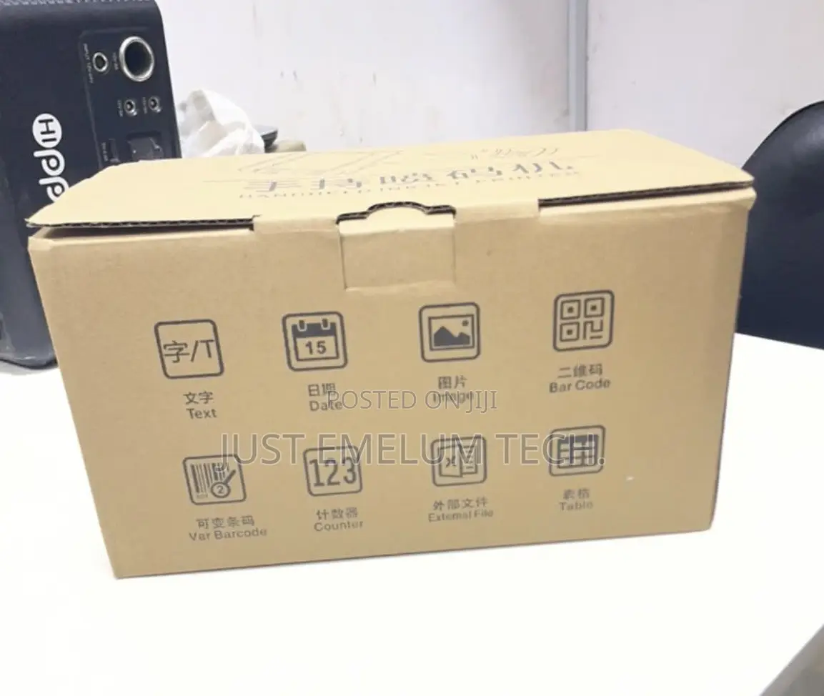 Handheld Inkjet Printer, Prints QRCode, Barcode, Production Date &Time