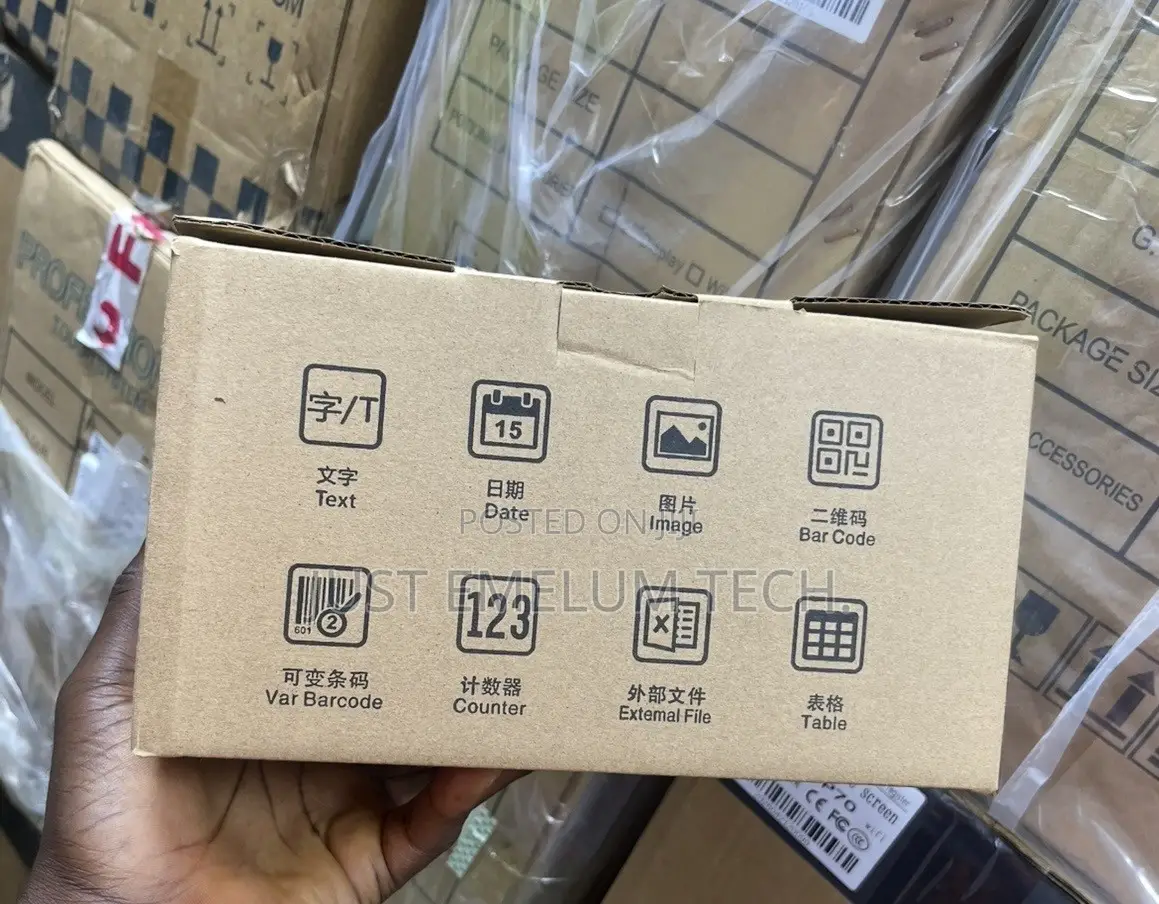 Handheld Inkjet Printer, Prints QRCode, Barcode, Production Date &Time