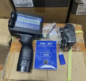 Handheld Inkjet Printer, Prints QRCode, Barcode, Production Date &Time